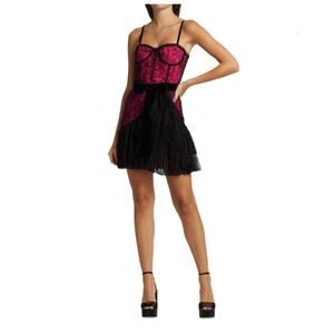 Alice + Olivia Chantil Lace Mini Dress (new)